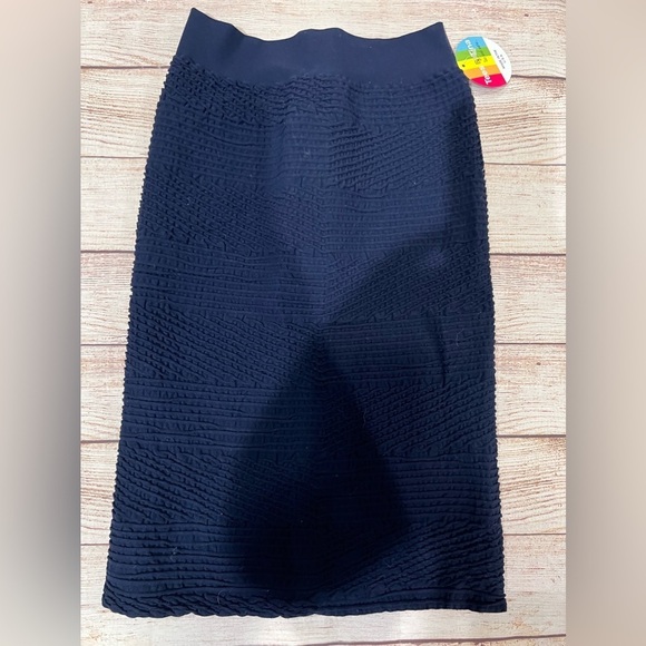 NWT Tees by Tina one-size-fits-most Blue skirt made in the USA - Picture 2 of 5